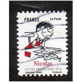 FRA 2009 (56c)(S/A) 'SOURIRES - NICOLAS' FINE USED (EBID21234)