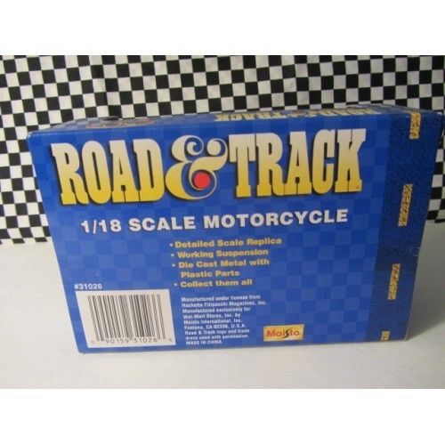 Diecast 1/18 Scale Maisto Road and Track Centauro Motorcycle
