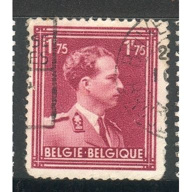 Belgium 1936 - SG752 - 1f.75 red - King Leopold 111 - used