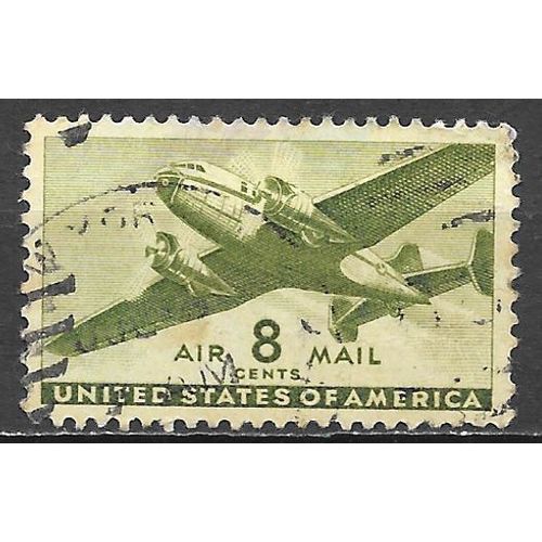 USA N° PA 28 YVERT OBLITERE ( USD )
