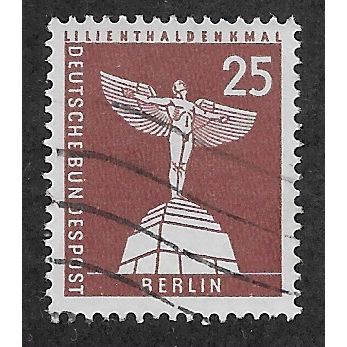 BERLIN -1956 25pf 'TOWNBUILDINGS' FINE USED (EBID60-222)
