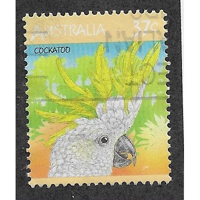 AUS 1986 37c 'AUSTRALIAN WILDLIFE -COCKATOO (1ST SERIES)' FINE USED (EBID60-005)