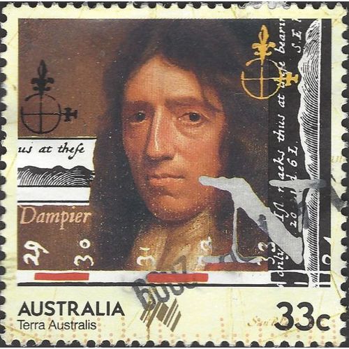 AUSTRALIA, First Australians, William Dampier, brown 1985, 33c