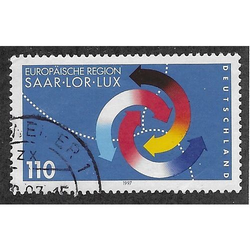 GER 1997 110pf 'SAAR - LOR -LUX' FINE USED (EBID61-556)