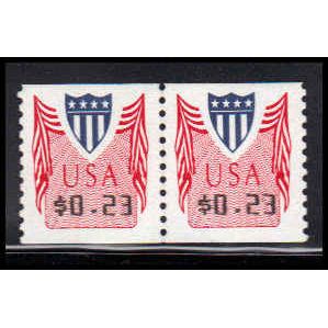 CVP32 23c Shield Very Fine MNH Pair PA4976