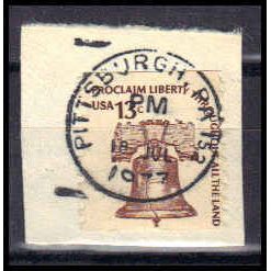 Used 1618 13c Liberty Bell Pittsburgh, PA. 152 E1865