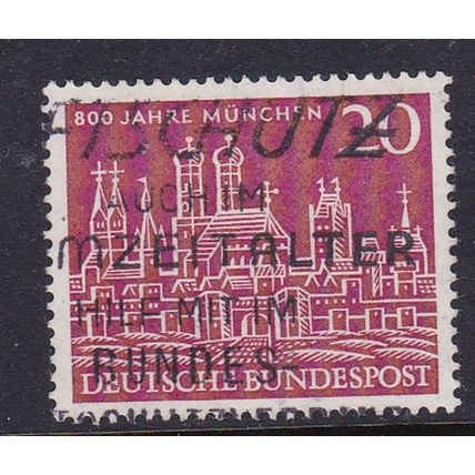 GERMANY 1958 800th ANNIV OF MUNICH USED SG1207
