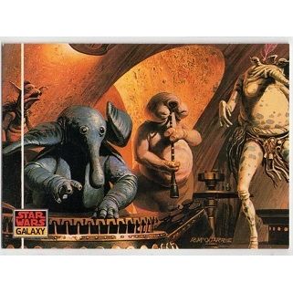STAR WARS ' GALAXY series 1 ' card # 43 ( 1993 )