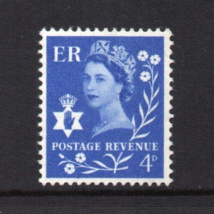 N. Ireland - 1958-67 - 4d Ultramarine (sgNI2) Mint Hinged
