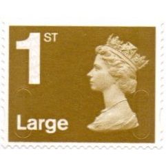 2010 Machin Security 1st Large With MA10 & MBIL in Overprint. Unfranked