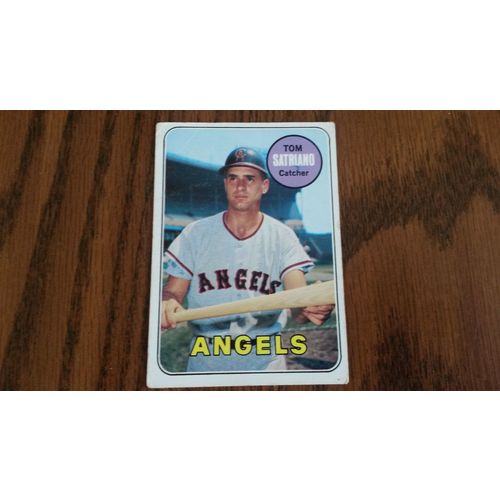 1969 Topps Card # 078 Tom Satriano Good (2) California Angels