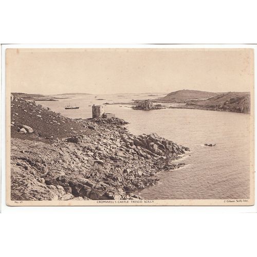 Cromwell's Castle Tresco Isles of Scilly Postcard
