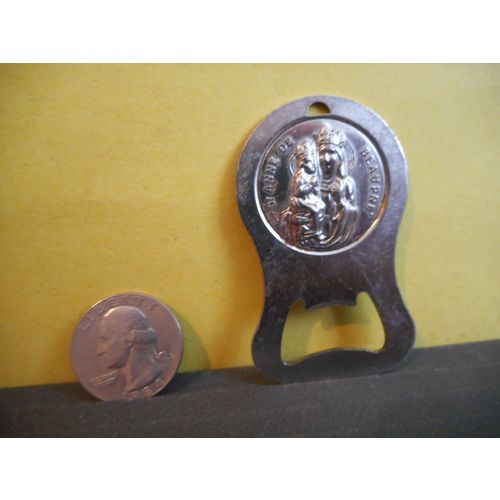 St. Anne De Beaupre Bottle Opener,Keychain,Vintage