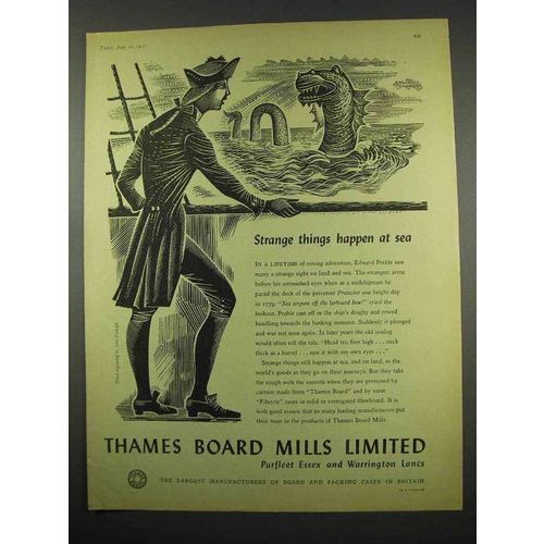 1957 Thames Board Mills Limited Ad - Things At Sea