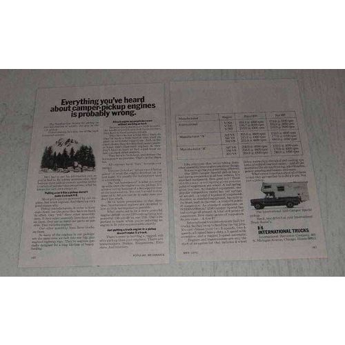 1971 International Harvester 1210 Camper Special Pickup Ad
