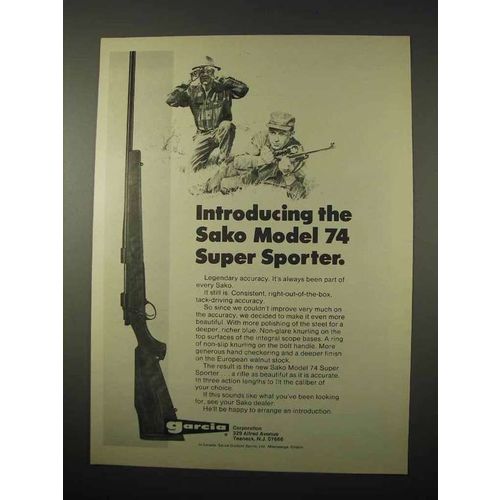 1974 Sako Model 74 Super Sporter Ad