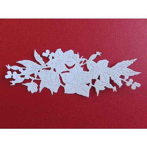 6 x Tattered Lace Die Cuts Winter Hellebore Swag #1