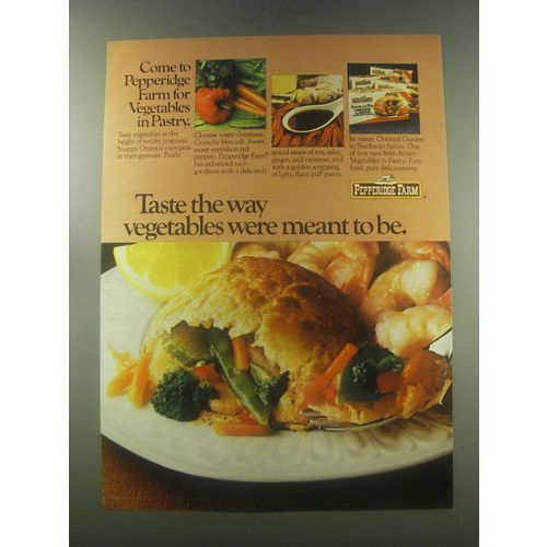 1984 Pepperidge Farm Vegetables in Pastry Advertisement