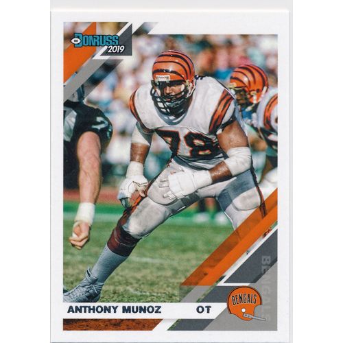 2019 Donruss Football Base 64 Anthony Munoz Cincinnati Bengals