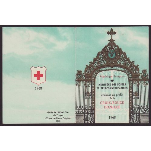 France 1968 SG XSB18 UMM Booklet - Red Cross/Semi-postal (E-380)