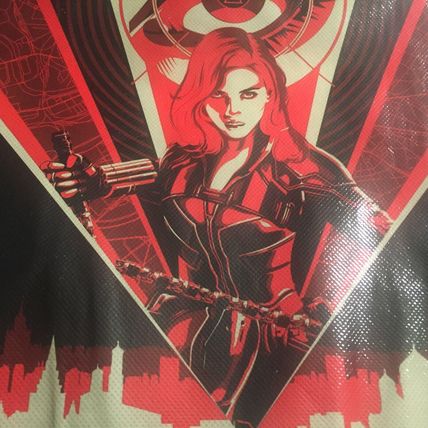 New Marvel Black Widow 13'' x 12'' x 6'' Reusable Tote Bag