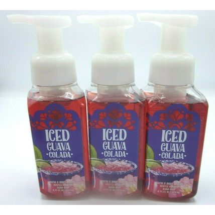 3 Bath & Body Works Gentle Foaming Hand Soap coconut vanilla Iced Guava Colada