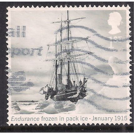 GB 2016 QE2 1st Shackleton & Endurance Expedition used SG 3788 ( H228 )