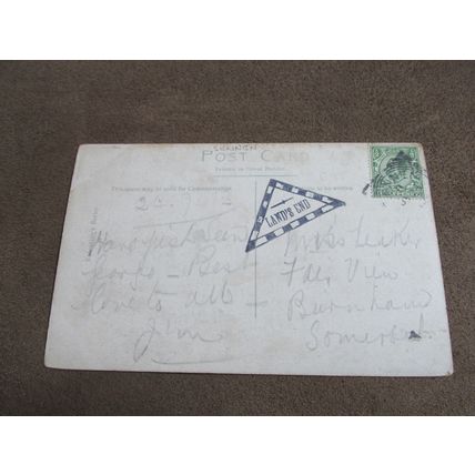 1913 fr Postcard - Lands End scene, Cornwall