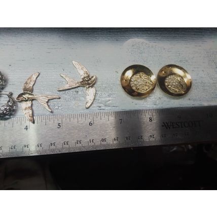 Lot Of 4 Pairs Earrings Women's Costume Jewelry