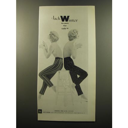 1959 Jack Winter Pants Advertisement - Jack Winter the pants that really fit