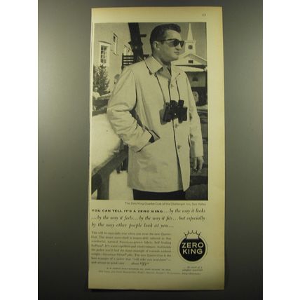 1959 Zero King Quarter-Coat Ad - You can tell it's a Zero King