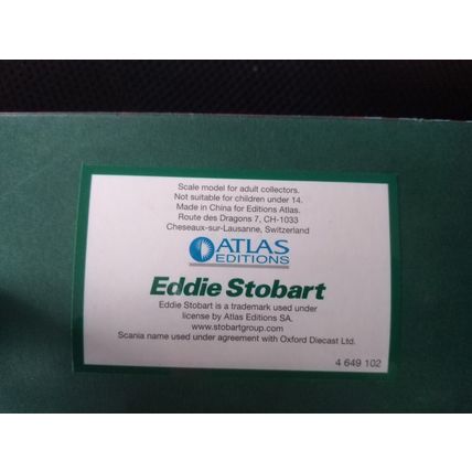 eddie stobart Model Lorry Scania Top Line Curtain Side Karen Patricia H123