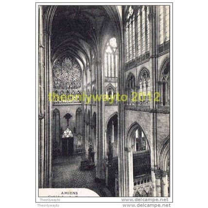 AMIENS , CATHEDRALE, LE TRANSCEPT, PICARDY, FRANCE, Postcard