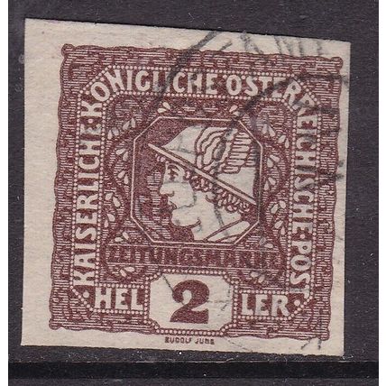 Austria 1916 Mercury 2h Newspaper Stamp Fine Used SG N266 VGC