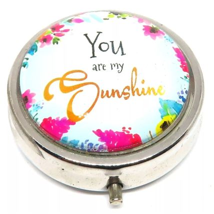 You are my Sunshine Pill Box Round 2 CM Christmas Gift Storage Collection