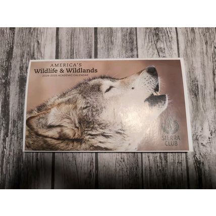 Sierra Club 2024-2025 Wildlife & Wildlands Wall Calendar-NEW-FAST SHIPPING