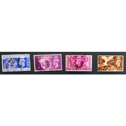 GB 1948 Olympics set used SG495 to 498