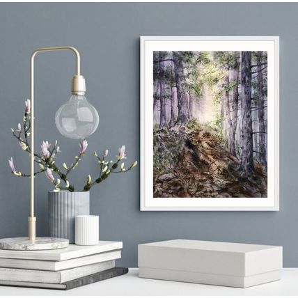 Forest Original Watercolor Painting