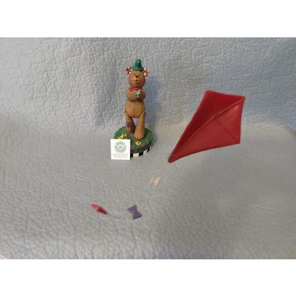 MAX THE BEAR KITE FLYER 1996 JIM SHORE ENESCO RESIN STATUE