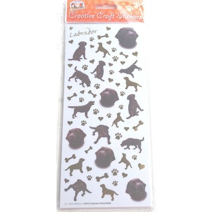 Dog breed craft stickers many breeds available 29 designs peel and stick