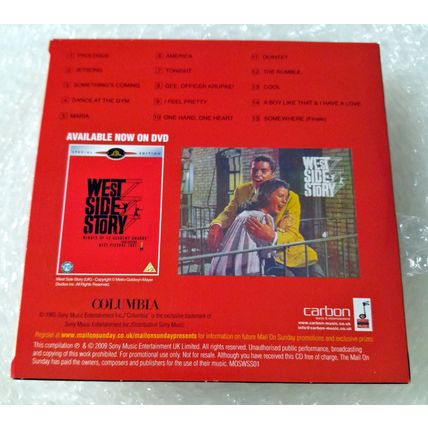 West Side Story (soundtrack) : Promo CD from the Mail on Sunday