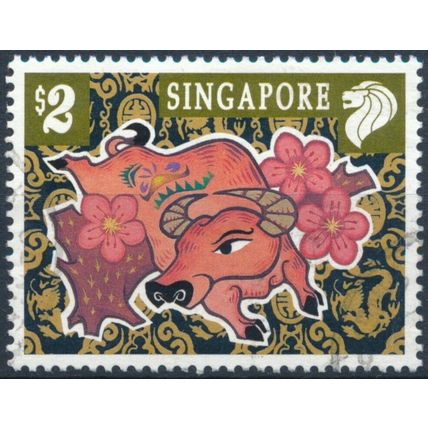 Chinese New Year: $2 - Singapore 1997 - F H - SG 862