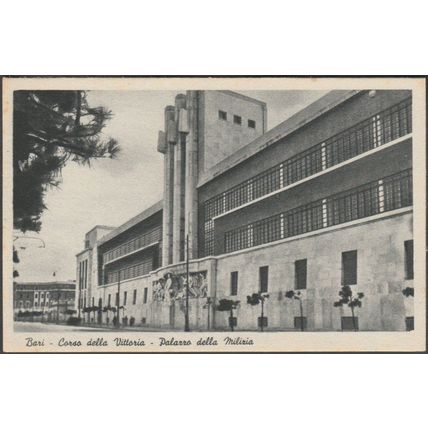 Palazzo della Milizia, Corso della Vittoria, Bari, c.1930 - EGCB Cartolina