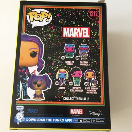 NEW Marvel Kate Bishop Exclusive Black Light Funko Pop Figure #1212