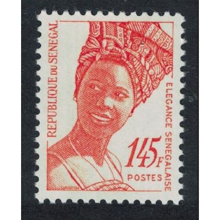 Senegal Beauty 145f Orange EXTREMELY RARE 1991 MNH SG#504g MI#A1123 Sc#572