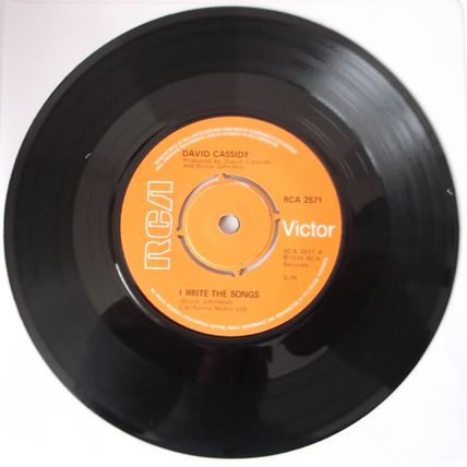 David Cassidy - I Write The Songs - 7" Vinyl - 1st Pressing - Excellent Minus