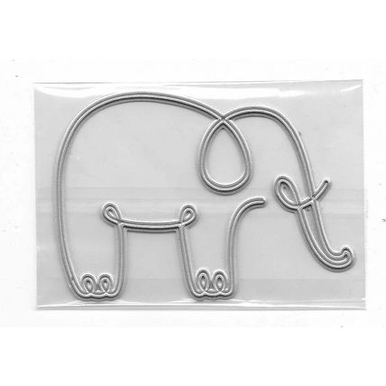Elephant Die. App 7x5cm. Die Cutting Cardmaking Scrapbooking Crafts