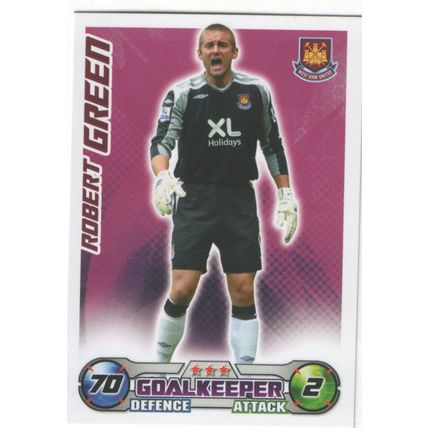 Match Attax 2008/2009 Robert Green West Ham United