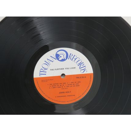 JOHN HOLT, THE FURTHER YOU LOOK VINYL LP.
