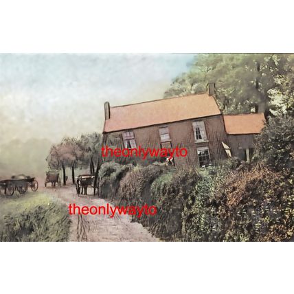 Crooked House, Glynne Arms, Himley, Staffs, c1900, Modern Reproduction Print